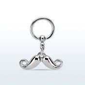 bcrg519 aro bola presion acero 316l colgante bigote liso distribuidor mayorista