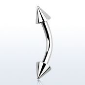 bncn4 piercing acero quirurgico conos 4mm mayorista