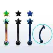 bnetsr banana ceja acero 316l anodizado estrella cristal lado bola 3mm 8mm distribuidor mayorista