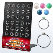 brnhm32 display 60 aro continuo nariz plata 925 0 6mm redondeada 2mm opalo 516 38 8mm 10mm venta