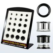 brpg149a board w high polished 316l dual flared tunnel w screwfit