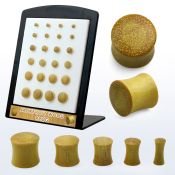 brpwj display 24 dilataciones plug doble flare madera jaca 3mm 12mm venta