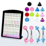 bruv3b display 60 bananas ceja bolas conos reactivo uv 3mm 8mm venta