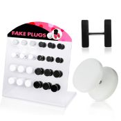 dacb78a board of b w acrylic fake plug without o ring