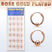 dnsm171 caja 12 pares aro bola presion plata oro rosa surtido bolas 3mm & bola 4mm 8mm 10mm distribuidor mayorista