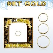 g9end aro nariz continuo oro solido externo