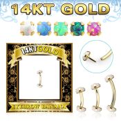 gbno banana ceja oro 14 kts rosca interna presion opalo blanco distribuidor