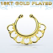 gpsepd8 falso septum plata 925 oro 18 kts 1mm amplio indio 12mm distribuidor