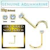 gscge8 piercing nariz l oro 14 kts 0 6mm aguamarina 2mm distribuidor