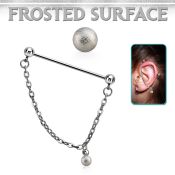 indsdfo1 barbell industrial acero quirurgico bolas 5mm conectadas por una bola acero esmerilado 5mm distribuidor mayorista