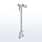 indsh31 barbell industrial acero quirurgico love escrito distribuidor mayorista