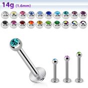 lbc3g labret acero quirurgico bola joya bisel 3mm distribuidor mayorista