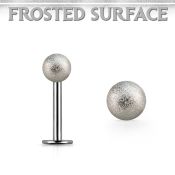 lbfo3 labret acero 316l bola acero esmerilado 3mm distribuidor mayorista