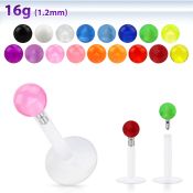 lbivb3 labret bio flexible bola acrilico uv 3mm presion distribuidor mayorista