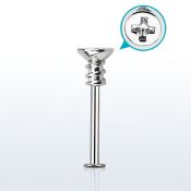 lbscw2 labret acero quirurgico tornillo estrella mayorista