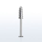 lbscw labret acero quirurgico rosca tornillo distribuidor