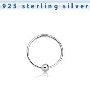 ns06 aro nariz plata esterlina bola 0 6mm 10mm 1 pieza distribuidor mayorista