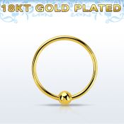 ns06rg aro nariz plata esterlina 0 6mm bola oro 18 kts 10mm 1 pieza distribuidor mayorista