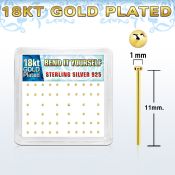 nymx5rg caja 52 plata 925 piercing nariz doblar tu mismo 0 6mm oro 18 kts redonda 1mm venta