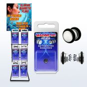 rkmmp rack of assorted magnetic steel fake plugs