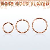 rssel20 aro continuo plata esterlina 925 oro rosa 8mm 12mm distribuidor