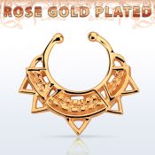 rssepd10 septum click falso plata 925 oro rosa 1mm indio amplio grabado 12mm distribuidor mayorista