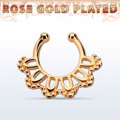 rssepd3 septum click falso plata 925 oro rosa 1mm hoja india 12mm distribuidor mayorista