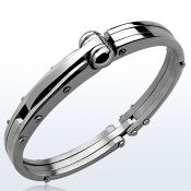 sbr98 brazalete acero inoxidable brillo espejo venta