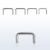 sepa 316l steel septum retainer in a simple inverted u shape