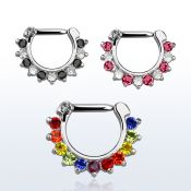 sepcx14 septum clicker barra cierre cristal colores alternantes distribuidor