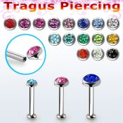tlbifrc piercing labret tragus acero 316l rosca interna base redonda 2 5mm 3 5mm multi cristal ferido al por mayor