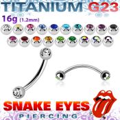 ubne2cl titanium g23 banana 3mm jewel balls