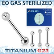 zubbbs piercing esterilizado barbell lengua titanio g23 bolas 5mm distribuidor mayorista