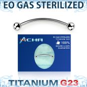 zubnebl sterilized titanium g23 snake eyes piercing banana