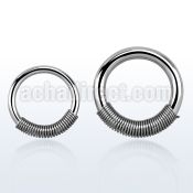 bci 316l steel ball closure ring w wire closure ring
