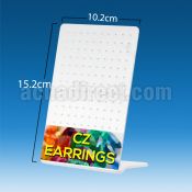 br7 clear acrylic empty display for 60 pairs of ear studs