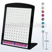 brnym6 board w bend it yourself nose studsw 1.5mm mix crystal