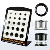 brpg149a board w high polished 316l dual flared tunnel w screwfit