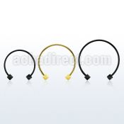 cbstdi3l xxl anodized steel circular barbell, 16g w 3mm dices