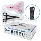 clampa sterilized single use piercing clamp rounded top forceps