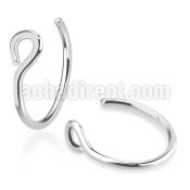 clnh20 316l steel non piercing clipon nose ring