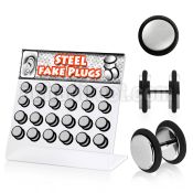 dacb62 board of high polished 316l fake plug with o ring