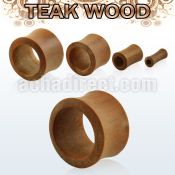 dpwt teak wood double flared flesh tunnel size 3mm to 25mm