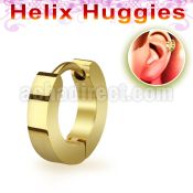 er248g tiny gold anodized 316l steel helix huggie