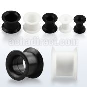 fpsi silicone double flared flesh tunnel 4 20mm