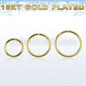 gpsel20 0 8mm gold plated silver seamless ring diameter 8 12mm