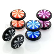 ipvra acrylic beach ball fake plug with double rubber o rings