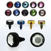 itjf3 3mm anodized steel dermal bezel crystal for base plate