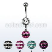 mcd626d 316l banana w jewel tri line ferido ball ball