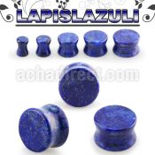 pgspp lapislazuli double flare stone plug